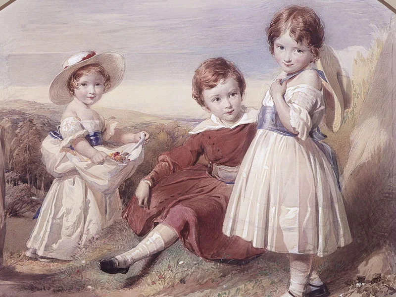 1809-George Richmond - Swinburne e le sue sorelle